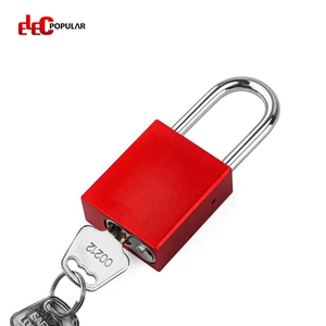 <span class=keywords><strong>Candado</strong></span> de Aluminio de Alta Seguridad Elecpopular OEM con Grillete de Acero de 38 mm, Llave Maestra, <span class=keywords><strong>Candado</strong></span> Mecánico <span class=keywords><strong>Rojo</strong></span> de Seguridad - Product Image 5