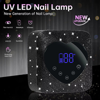 Lampe à ongles UV LED rechargeable de haute qualité, 30 LED, séchoir automatique pour vernis gel, grand écran tactile LCD, professionnelle et intelligente