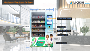 Micron <span class=keywords><strong>WM22</strong></span> High-Tech Touchscreen Maßgeschneiderter Verkaufsautomat für Kosmetik, Schönheitsprodukte und Schmuck im Einkaufszentrum - Product Image 5