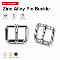 Boucle de ceinture en alliage de zinc en gros, boucle métallique pour sangle de sac à main, accessoires durables et écologiques pour sac en cuir réglable