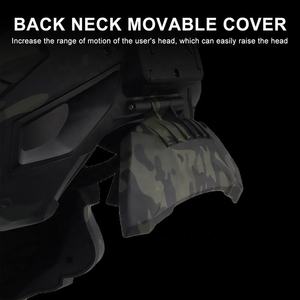 Cache-cou mobile pour casque tactique, camouflage, ajustement universel, insert de protection pour la tête - Product Image 4