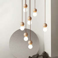 Lampe suspendue Camille en verre sphérique en travertin de style minimaliste Wabi-sabi nordique, production en gros, directement de l'usine