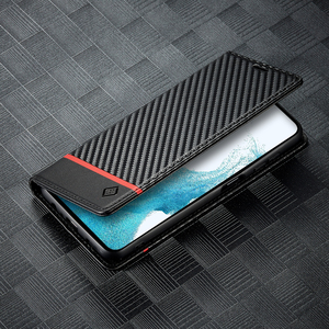 Nouveau design en fibre de carbone PU étui en cuir pour <span class=keywords><strong>Samsung</strong></span> Galaxy S24FE/S25/S25 Ultra/A16/A36/A56 - Product Image 6