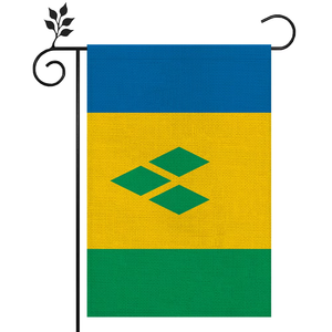 Drapeau de Saint-<span class=keywords><strong>Vincent</strong></span> et les Grenadines en lin d'extérieur de haute qualité 12 * 18In Plus de styles au choix - Product Image 3