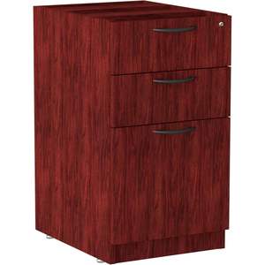 Meuble de classement sur pied Alera Valencia Series 16 x 22 x 28 pouces en acajou avec 2 boîtes et 1 tiroir à dossiers - Product Image 2