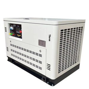 Groupe électrogène diesel refroidi par air haute puissance 220V à deux cylindres, unité à essence à démarrage électrique, ATS simple 50/60Hz, directement de l'usine - Product Image 4