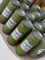 Nouvelle conception de boîtes PET pour gâteaux, boîtes en plastique transparentes jetables personnalisées pour thé au lait, jus, gâteaux, smoothies, avec couvercles entièrement ouvrables