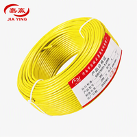 Kabel Daya Inti Tunggal Berisolasi PVC Tembaga Murni Jiaying Industries 10mm BV untuk Papan Distribusi Utama