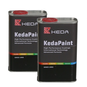 สีเคลือบใส KEDA เป็นมิตรต่อสิ่งแวดล้อม สำหรับงานซ่อมรถยนต์ สีพ่นอะคริลิคชนิดกล่อง พร้อมน้ำยาผสม น้ำยาทำให้แข็งตัว และน้ำยาเจือจาง - Product Image 4