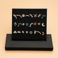 Présentoir de bijoux au détail de conception unique support d'organisateur de boucle d'oreille accessoire d'affichage pour présentoir de boucle d'oreille de magasin
