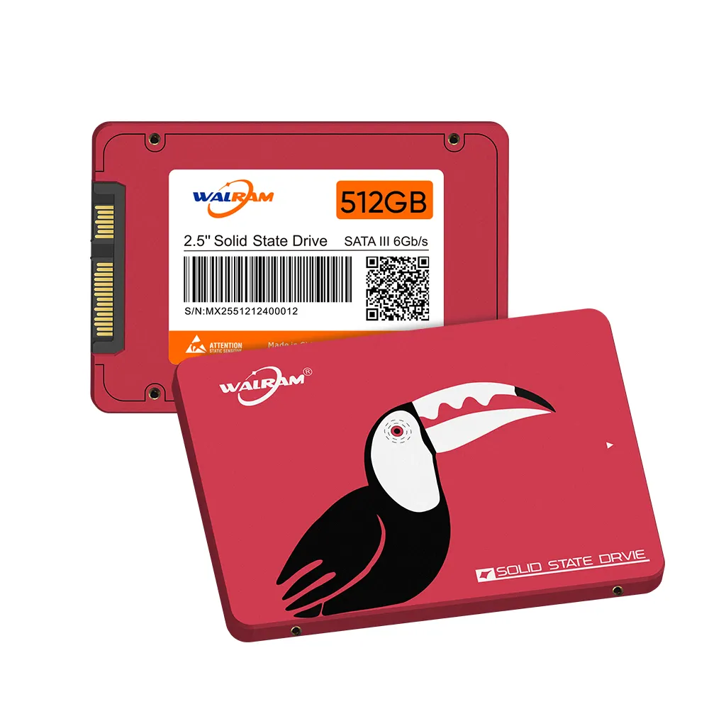 Walram安いSSD64 128 256 500 512 gb 1 2 4テラバイト2.5 sata3 oem ssd