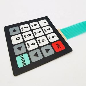 Clavier tactile antistatique en plastique, métal, OEM, avec superposition graphique personnalisée, interrupteur à membrane fine, clavier à dôme, résistant aux rayures - Product Image 4