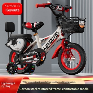 Vélo d'apprentissage pour enfants de 2 à 10 ans, 12 pouces et 20 pouces, avec roues stabilisatrices, sans suspension ni freins - Product Image 4