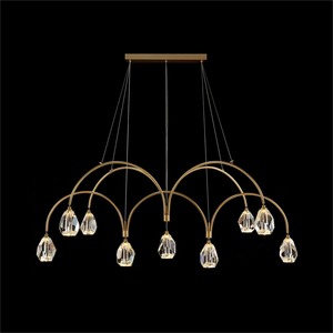 Lustre suspendu <span class=keywords><strong>RAMEAU</strong></span> pour plafond haut, style industriel minimaliste, idéal pour restaurant, salle à manger, chambre créative - Vente en gros - Product Image 4