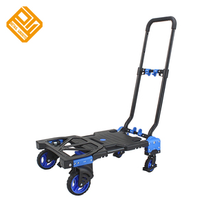 Chariot à main pliable super robuste pour supermarché épicerie et entrepôt pour le déplacement conçu pour l'efficacité - Product Image 1