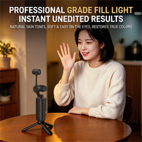 Luz de Relleno Magnética de Plástico Ligero para Osmo Pocket 4 Pro, Luz LED Portátil para Video, Temperatura de Color Ajustable