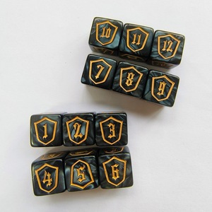 Dados Acrílicos D6 Adecuados para Juegos de Rol, Juego de Mesa Wanzhi, Fiesta, Dados Digitales de 6 Caras de 16 mm, Venta al por Mayor - Product Image 5