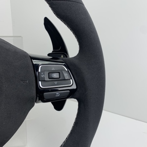 Volante Deportivo de Cuero Alcantara con LED para <span class=keywords><strong>Golf</strong></span> <span class=keywords><strong>5</strong></span> 6 7 R MK5 MK6 <span class=keywords><strong>MK7</strong></span> <span class=keywords><strong>MK7</strong></span>.<span class=keywords><strong>5</strong></span> <span class=keywords><strong>Gti</strong></span> Polo Passat CC B8 Scirocco - Product Image 2