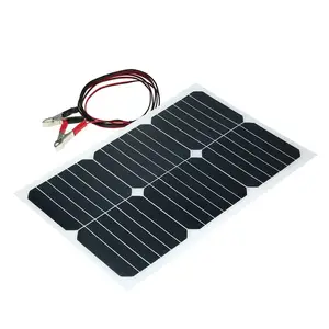 Mini panel solar flexible de 12 voltios 20W