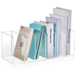 Organizador de Archivos de Libros y Revistas de Acrílico Transparente Personalizado, Estante para Clasificar Papeles, Accesorios de Oficina, Estante de Almacenamiento y Exhibición - Product Image 1