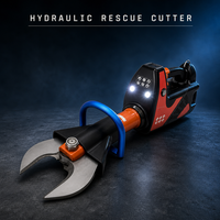 Coupe-acier hydraulique portable haute performance, équipement puissant de sauvetage en cas d'accident et de lutte contre les incendies, certifié CE
