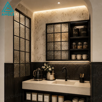 Aménagement intérieur de salon de coiffure écologique de luxe Wabi-Sabi |   Solution clé en main pour la conception de salons de beauté et de spas modernes