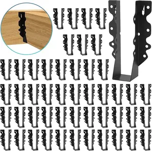 Support de poutre 2 po x 6 po, calibre 18, à double cisaillement, fixation frontale <span class=keywords><strong>pour</strong></span> bois et plancher - Product Image 1