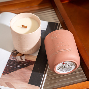 AIKUN Aromatherapy Soy Wax Scent <b>Candle</b> Ceramic <b>Jar</b> Decorative <b>Candle</b> for Bedroom Living Room for Diwali Easter Ramadan Relaxing - Product Image 4