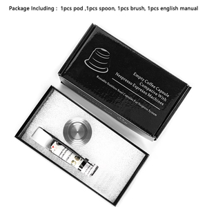 1 cialde Set più venduto vuoto salva capsule espresso Cafe ricaricabili in acciaio inossidabile cialde accessori per caffè strumento - Product Image 2