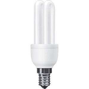 Extra Mini Supreme E14 Bombilla 2U 11W 4000K 584lm LED/CFL Lámpara de ahorro de energía con base B22 - Product Image 1