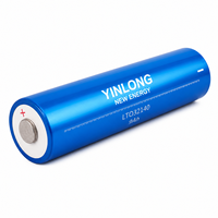 Sel Baterai Lithium Titanate Yinlong 2.3V 9Ah LTO 32140, Pengisian Cepat 5C, 16000 Siklus untuk EV, UPS, ESS
