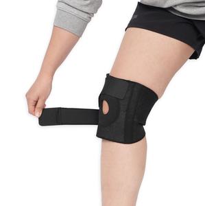 Genouillère stabilisatrice réglable en néoprène avec soutien rotulien ouvert et ressort - Product Image 4