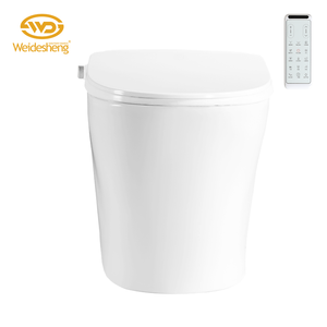 โถปัสสาวะหญิงอัจฉริยะพร้อมรีโมทควบคุมอุปกรณ์ในห้องน้ำสีขาวอัจฉริยะแบบเหนี่ยวนำอัตโนมัติ - Product Image 5