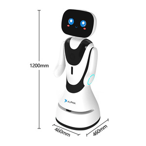 Thương mại thông minh tự động sạc lại và tương tác trò chuyện ai TIMO Robot dịch vụ hình người - Product Image 1