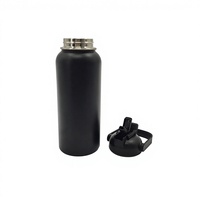 Bouteille d'eau isotherme Jiahe en acier inoxydable à double paroi, 32 oz, anti-fuite, avec poignées, idéale pour la rentrée scolaire