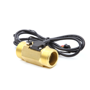 Pengukur aliran turbin 25mm untuk air minyak bahan bakar kuningan tembaga 1 "Sensor aula dengan 50K Probe suhu 2-50L penghitung <span class=keywords><strong>Meter</strong></span> 1,75mpa - Product Image 2