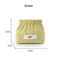 Mode écologique Mini sac cosmétique grand Portable filles rouge à lèvres pochette velours côtelé organisateur sac à monnaie pour cadeau de Promotion