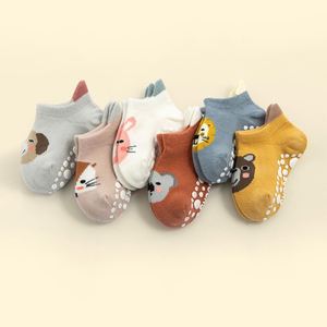 <span class=keywords><strong>Calcetines</strong></span> de Bebé con Dibujos Animados en 3D para Niños en Edad Preescolar, <span class=keywords><strong>Calcetines</strong></span> de Punto Antideslizantes para Recién Nacidos, Juego de 6 Pares, <span class=keywords><strong>Calcetines</strong></span> de Piso para Bebés Niños y Niñas, <span class=keywords><strong>Talla</strong></span> 0-3 - Product Image 2
