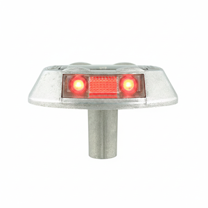 Reflector Solar LED de Alta Visibilidad para Carreteras con Anclaje, Reflector Blanco, Resistente al Agua IP68, Materiales HDPE y PC - Product Image 4