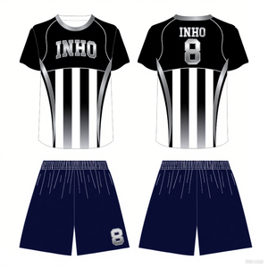 Ensemble de gilets d'entraînement pour équipe de football pour adultes, personnalisés en usine, de haute qualité, numérotés de 1 à 12, en maille - Product Image 2