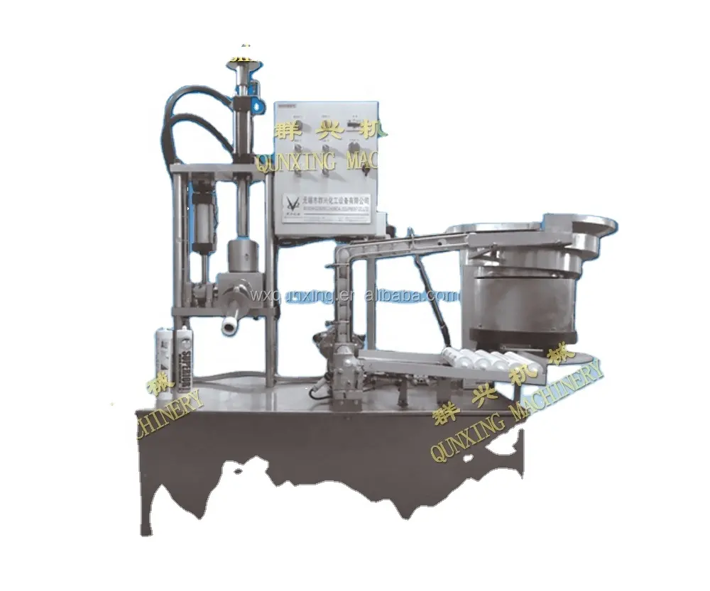 QWF-300 silicone sealant filling and capping machine silicone filling machine