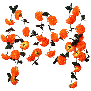 <span class=keywords><strong>L</strong></span>-050 indiano decorazione di nozze Dia De Muertos messicano Fiesta giorno <span class=keywords><strong>dei</strong></span> morti Diwali fiore di calendula artificiale - Product Image 4