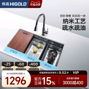 Fregadero de Cocina de Acero Inoxidable 304 Nano Titanio Negro Hecho a Mano con Borde Estrecho - Product Image 1