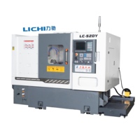 Torno CNC Horizontal Automático de Bajo Costo LC52DYF de un Solo Husillo y Alta Rigidez con Control Fanuc/GSK, Máx. 20 Pulgadas
