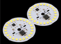 Service de conception de circuits imprimés, prototype de circuit imprimé rond en aluminium pour LED, 39 mm/44 mm/90 mm/103 mm, ampoules LED, cartes de circuits imprimés