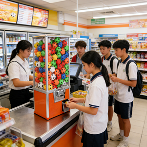 Máquina Expendedora Automática de Cápsulas de Entretenimiento Infantil para Exteriores con Capacidad para 150-200 Personas y 1 Año de Garantía - Product Image 1