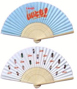 Customized Retro Bamboo <b>Handheld</b> <b>Fan</b> Printed and Painted Foldable Wooden Wedding Party Decoration Birthday Gift - Product Image 1