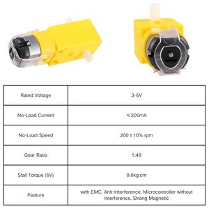 MELIFE DC Motors <b>Kit</b> 3V-12V 25000RPM With Gears Battery Holder For Hobby Robotics Boat <b>Models</b> - Product Image 4