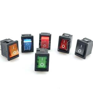 Interruptor Basculante KCD1-104 de 21x15mm, Encendido/Apagado, 6A 250V, Terminal de Tornillo, Indicador LED, Uso Industrial - Product Image 5