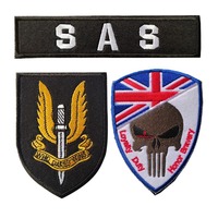 Patch brodé personnalisé Royaume-Uni pour emballages, vêtements, accessoires, badges